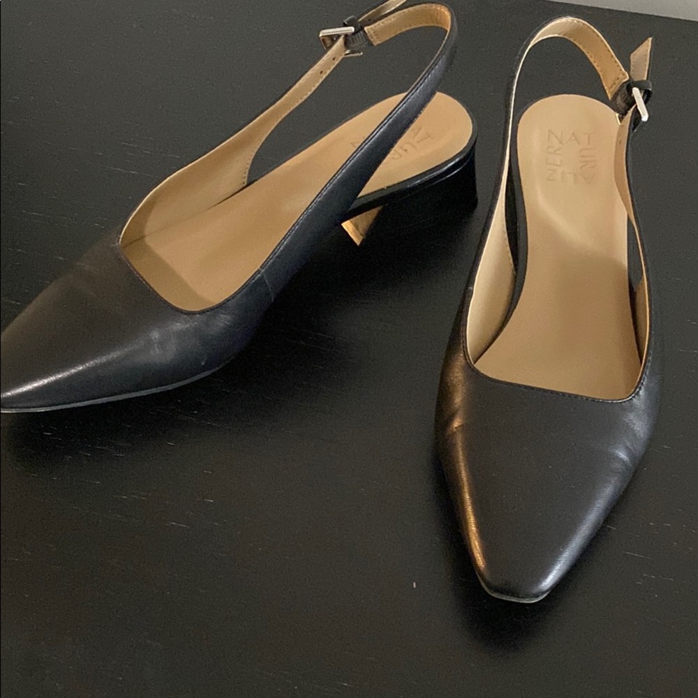 Naturalizer Black Slingback Heels